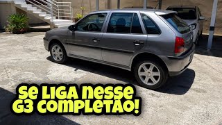 DETALHES DO GOL G3 POWER - VERSÃO TOP DE LINHA DA ÉPOCA!