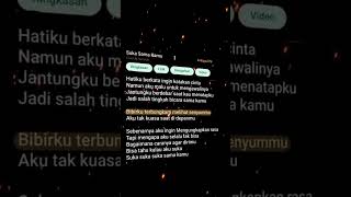 Lirik lagu Suka Sama Kamu #fyp #liriklagu #lirik #sukasamakamu #liriklagu #lirikgoogle #lirik