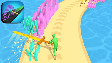 Sharp Slash Gameplay 🔪🌈🏃‍♂️ All Levels 4-6