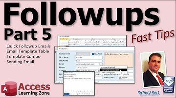 Create a Customer Followup Database in Microsoft Access: Part 5
