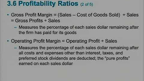 College Finance Chapter 3: Financial Statements and Ratio Analysis Part Two