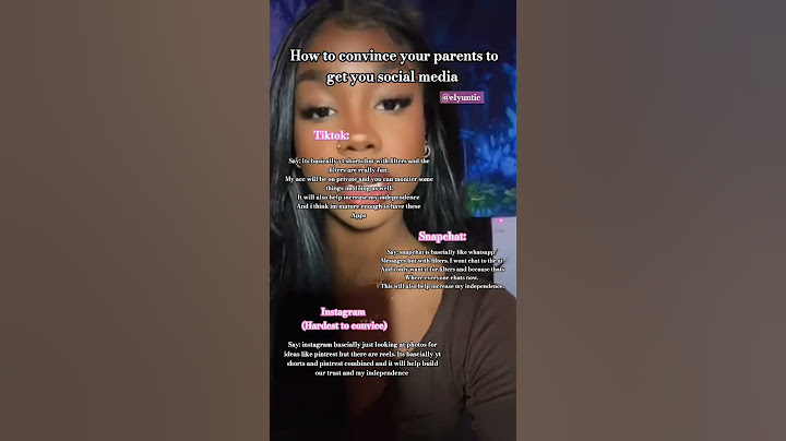 how to convice your parents to get you social media! #advice #Elyuntic