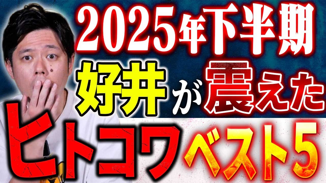 【総集編】2025年下半期150本以上の動画の中からヒトコワ怪談を好井主観でランキングにしました！