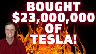 ??BOUGHT $23,000,000 Worth Of Tesla Stock Tesla Stock Price Prediction How To Invest