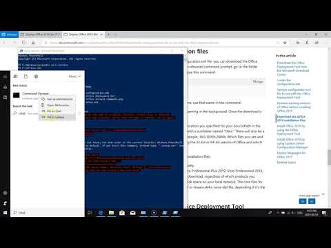 How to deploy office using the Office Deployment Tool