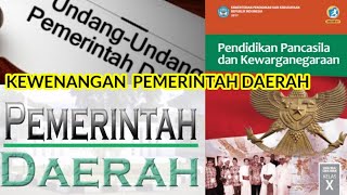 Kewenangan Pemerintah Daerah Kedudukan Dan Peran Pemerintah Daerah