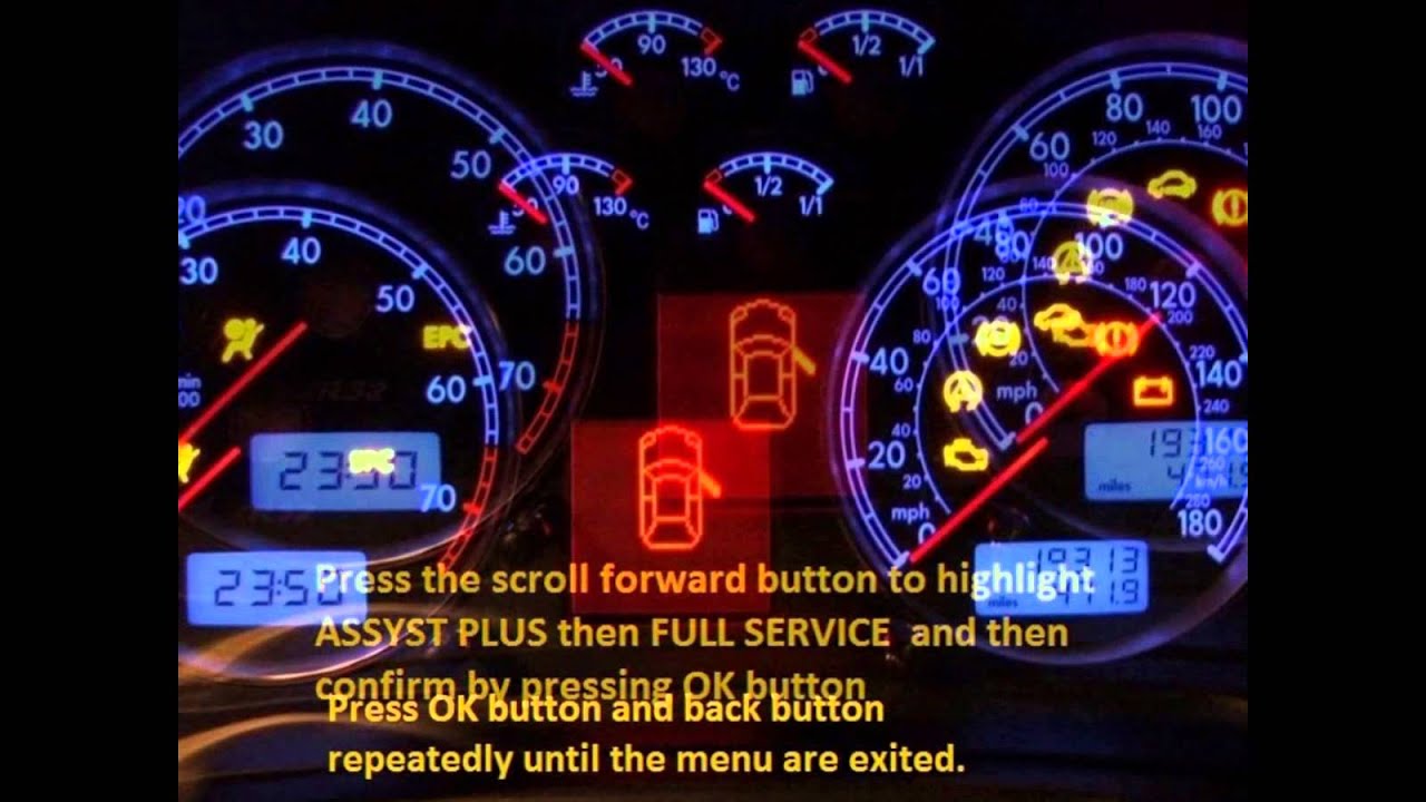 Seat Leon Cupra R 20052012 how to reset service light indicator