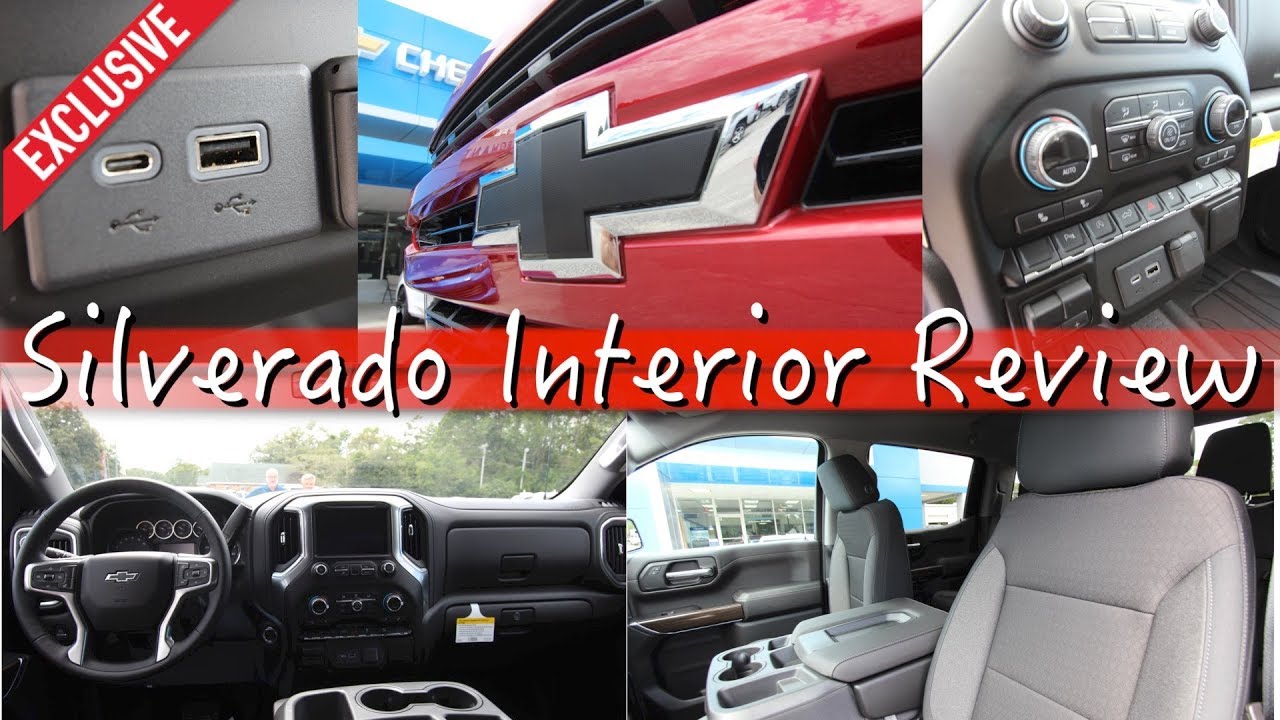 New 2019 Chevy Silverado Rst Interior Review Front Rear Plus Tech Features Storage Spots