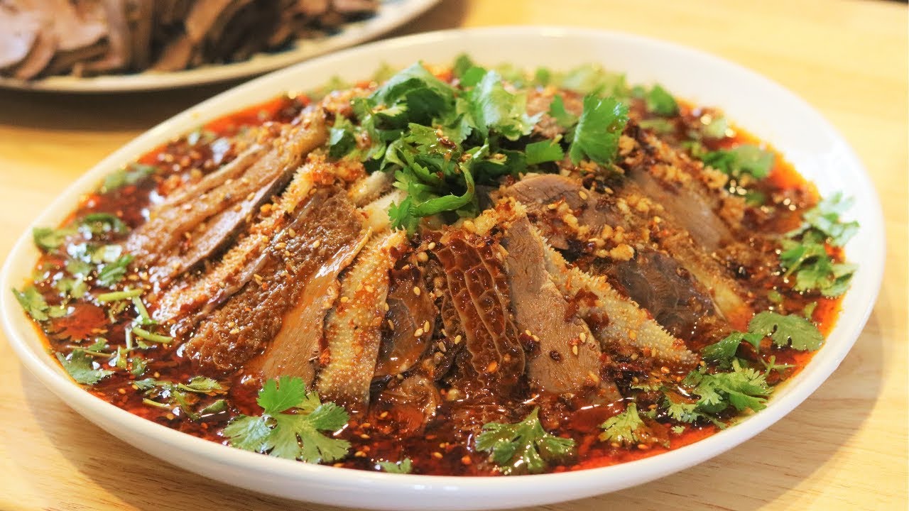 Beef Slices in Chili Oil Recipe (Fuqi Feipian) | Souped Up Recipes