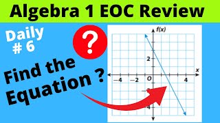 Algebra 1 EOC Review - Linear Equations from Graphs - SuperMath4U