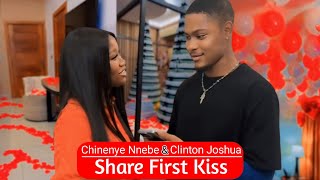 Clinton Joshua & Chinenye Nnebe Share First Kiss