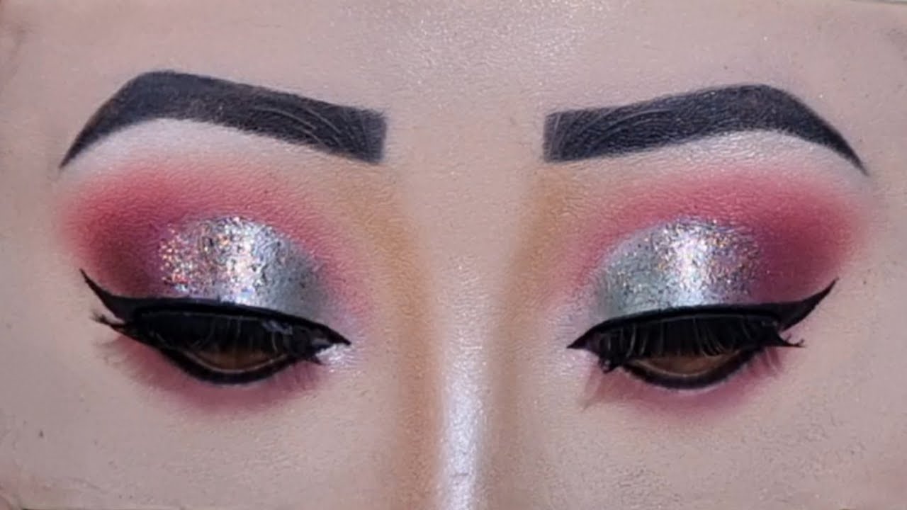 Green glitter eyeshadow tutorial | glam makeup tutorial for beginners