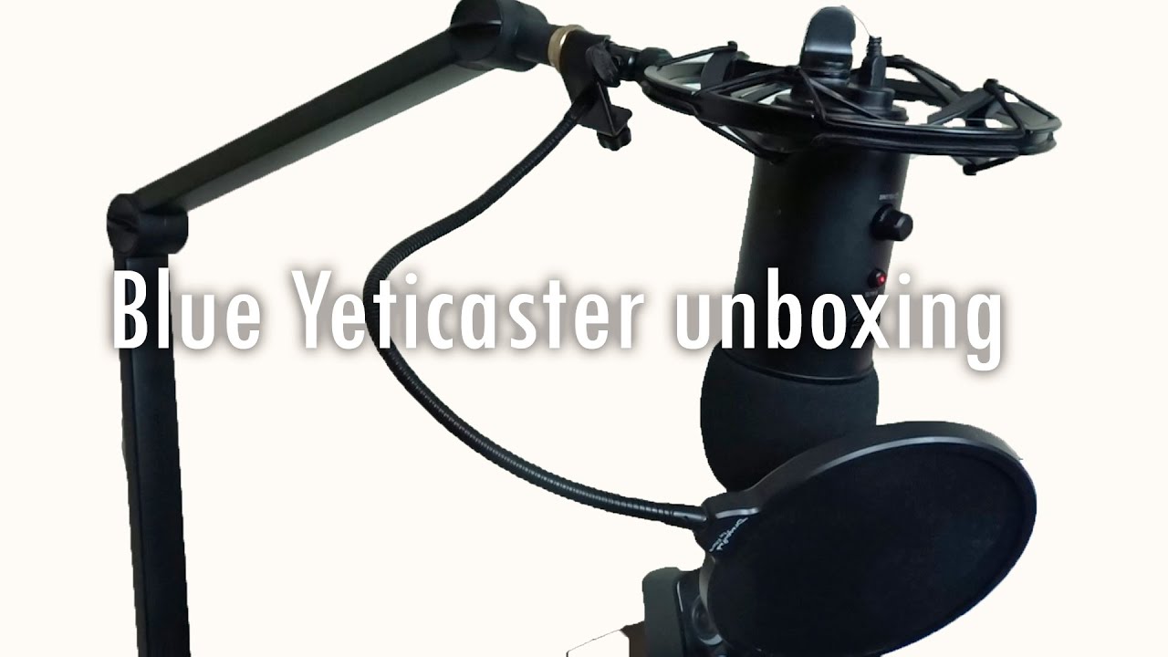 BLUE YETICASTER UNBOXING AND REVIEW - YouTube