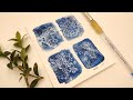 Use Salt to Create Texture 撒盐大法 | 微微的水彩小画 2021/1/28 | Watercolor Painting Tutorial For Beginners