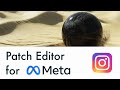 Tutoriel 3d  patch editor  comment faire pivoter un objet 3d dans meta instagram 