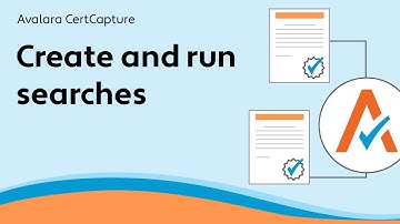 Create and run searches - CertCapture