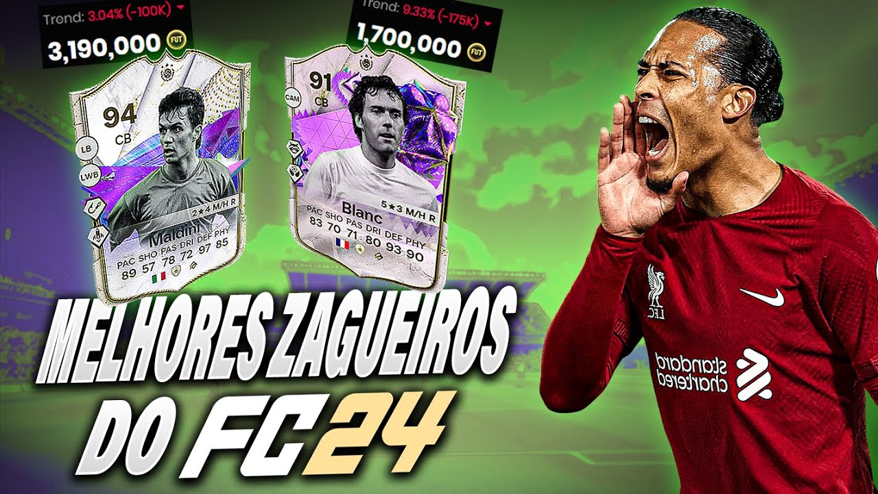 MELHORES ZAGUEIROS META e BUGADOS do FC 24 💪 (ATUALIZADO) - YouTube