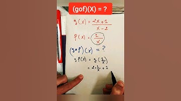 Compute the composition of functions gof(x) #trending #shorts #shortsfeed
