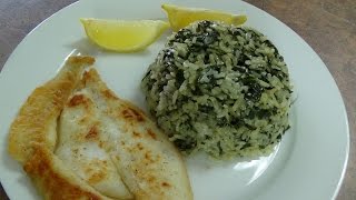 Spinach Rice سبانخ ورز