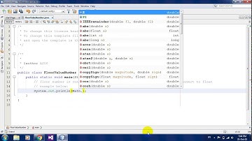 Find floor value of a number using Math in Java Netbeans