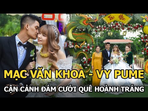 Video Mạc Văn Khoa - Vy Pumpe: Cận cảnh đám cưới quê hoành... - youtube