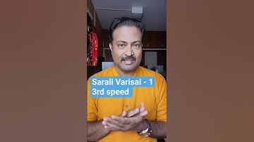 Carnatic Sarali Varisai - 1 in 3rd speed #carnaticmusiclessons #carnaticmusicforbeginners