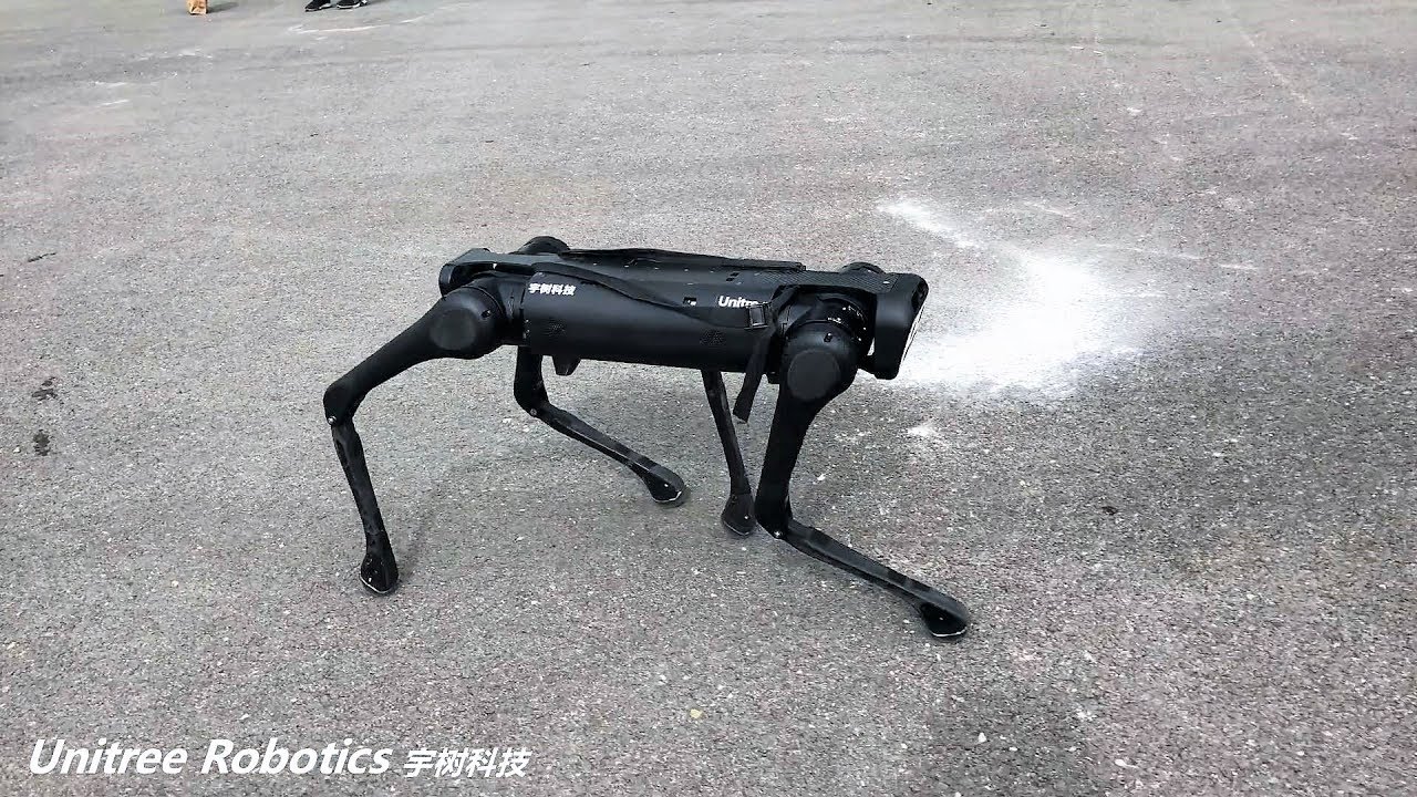 Китайский робот делает сальто назад. Как тебе такое, Boston Dynamics? Китайский робот делает сальто. Фото.