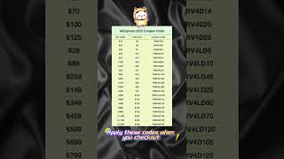 AliExpress 2025 Coupon Codes | Promo Codes | Discounts & Vouchers #aliexpress #coupontok #discounts