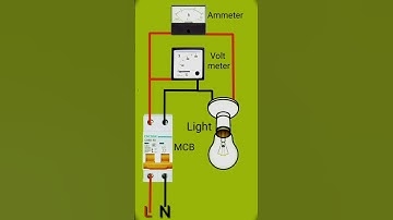 Ammeter Voltmeter Wiring diagram || #viral #shorts🔥