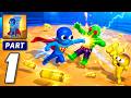 Heroz Race: Collect &amp; Fight - Gameplay Walkthrough Part 1 - Speed Paths Test Reflexes (iOS, Android)