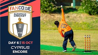 🔴 FanCode European Cricket T10 Cyprus Encore, 2021 | Day 6 | T10 Live Cricket