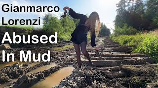 High Heels in Mud, Lorenzi in Mud, Stiletto In Mud, High Heels Abuse, Girl Got Stuck in Mud (# 1285)