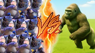 100 Mega Knights VS 1 Gorilla