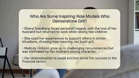 Who Are Some Inspiring Role Models Who Demonstrate Grit? - Ultimate Study Hacks