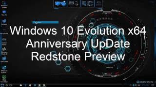 Windows 10 Evolution X64 Anniversary Update Redstone Preview