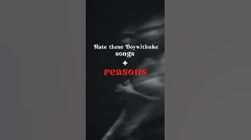 Rate these Boywithuke songs+reasons #boywithuke #chandol #edit #boywithukemusic #burnout