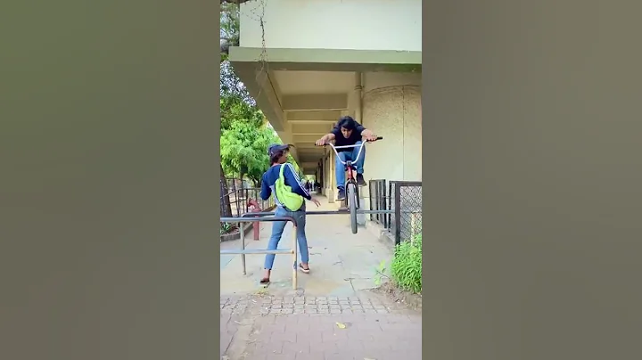 Pura hila dala 🚴🏿😁 Akram Bmx Cycle Stunt #shorts