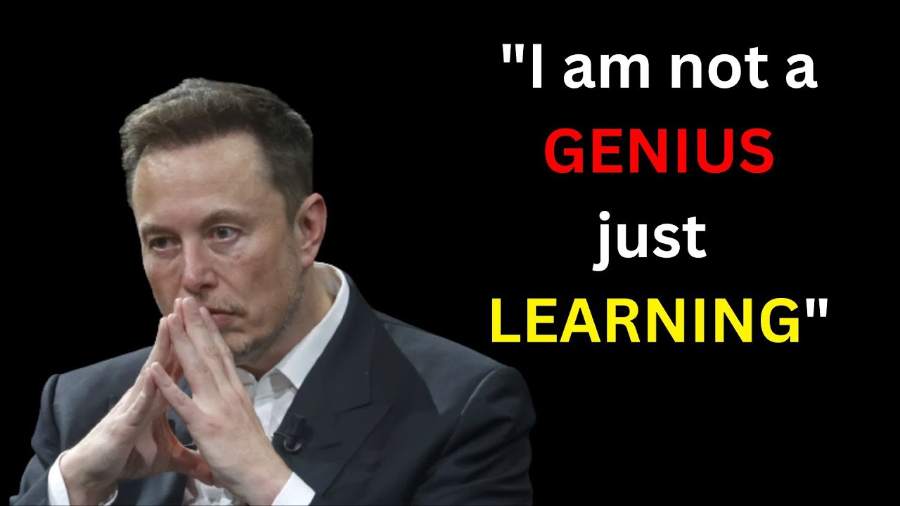Elon Musk, So Called GENIUS! Read 60+ Books a Month! 5 Powerful Learning Methods! CEO of Tesla & xAi