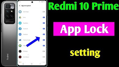 redmi 10 prime me app lock kaise kare | how to set app lock in redmi 10 prime | redmi 10 prime 2022