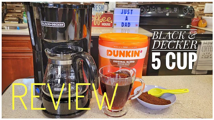 Black Decker Vier-in-Eins-Kaffeemaschine: Einfach zu bedienen und intensiver Geschmack