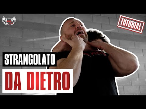 STRANGOLAMENTO da DIETRO, LIBERATI SUBITO Krav Maga - Tutorial || Manuel Spadaccini