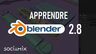 07-Apprendre Blender 2.8 - Modélisation d'une pièce complexe by sociamix 33,673 views 4 years ago 57 minutes