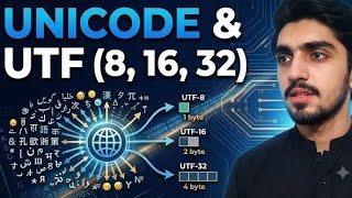 9th Class Computer Science Chapter 1 | Unicode & UTF Formats (UTF-8, 16, 32)