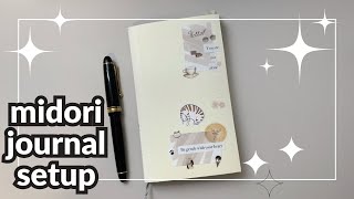 Midori MD Notebook Setup by Stationery Dumpling 1,706 views 4 months ago 7 minutes, 23 seconds