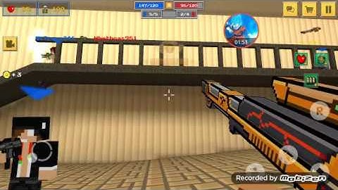 Block Force Yellow/Orange Weapon Gameplay