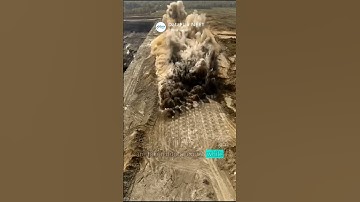 Blasting in opencast mining #tunnel #drilling #blasting #mining #blast #explosives