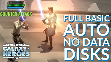 Galactic Conquest Sector 2 Boss Hard (GAS) - Simple Tricks & Unguarded - Full Basic Auto | SWGoH