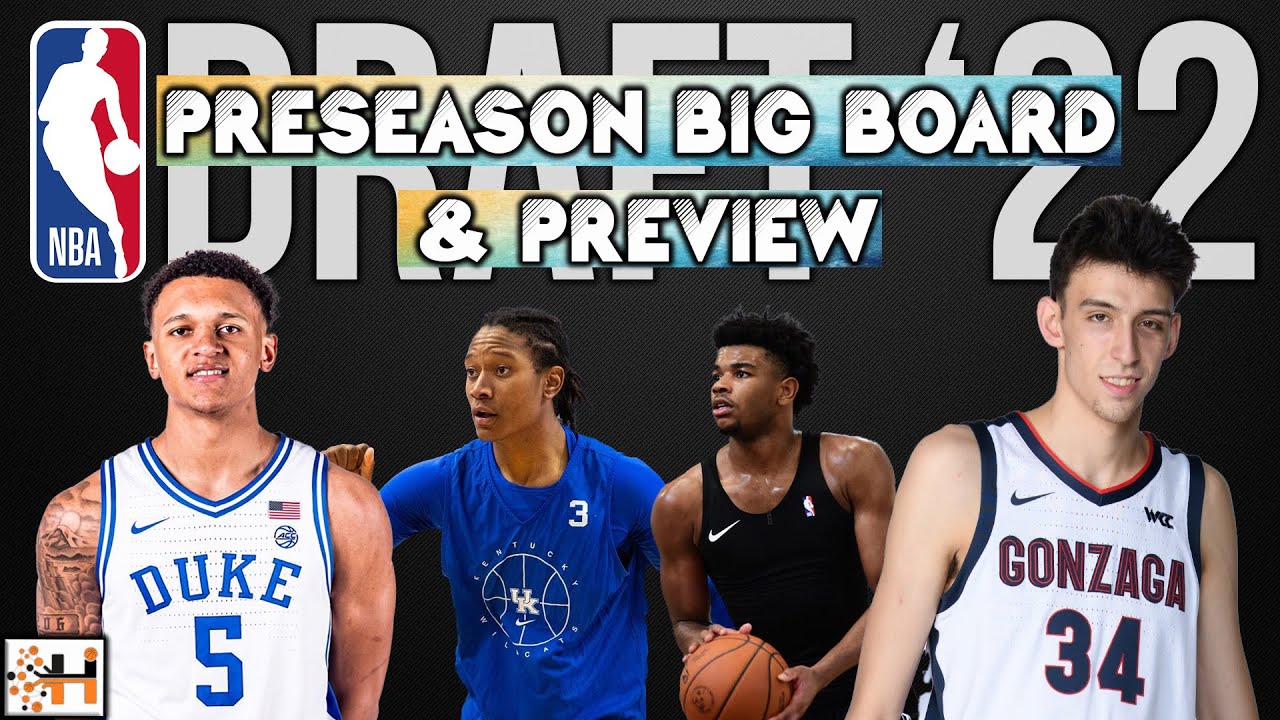 2022 NBA Draft Preseason Big Board/Watch List! | College Basketball is Back!