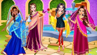 Indian Princess Gameplay  - Makeup and Dress up game - Fashion Stylist screenshot 4