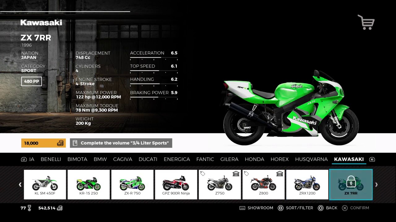 Ride 3 full bike list YouTube